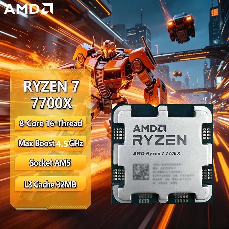 Amd Cpu Ryzen 7 - Procesor AMD Ryzen 7 7700X, R7