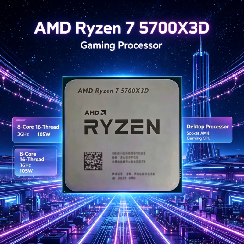 Amd Cpu Ryzen 7 - Procesor AMD Ryzen 7 5700X3D do