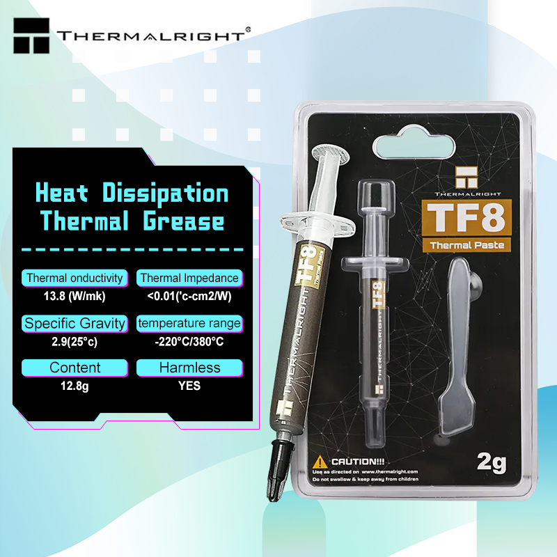 Thermal Paste - Thermalright TF8 2g/5.8g/12.8g wysoka wydajność CPU/GPU