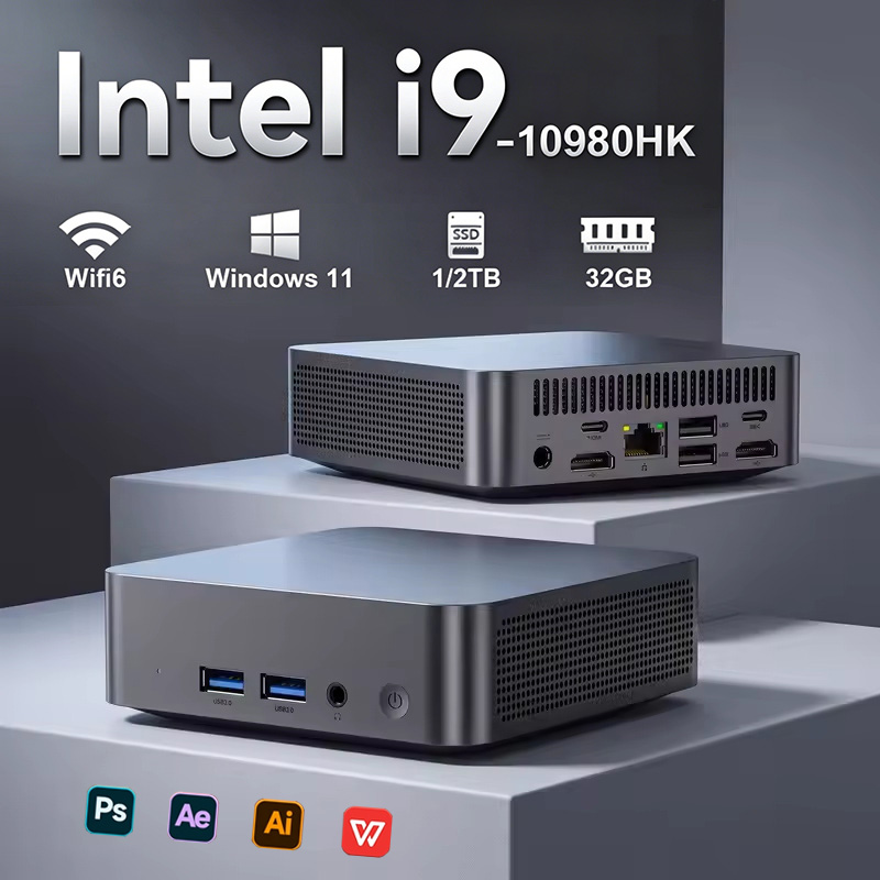 Pc Gaming Compact - Przenośny komputer 2026 Intel Core I9-10980HK