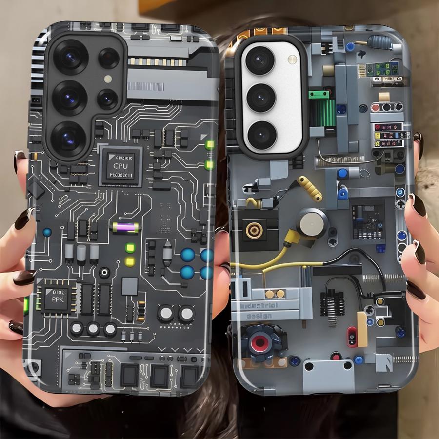 Pc Gaming Samsung - Fioletowe etui na telefon w stylu