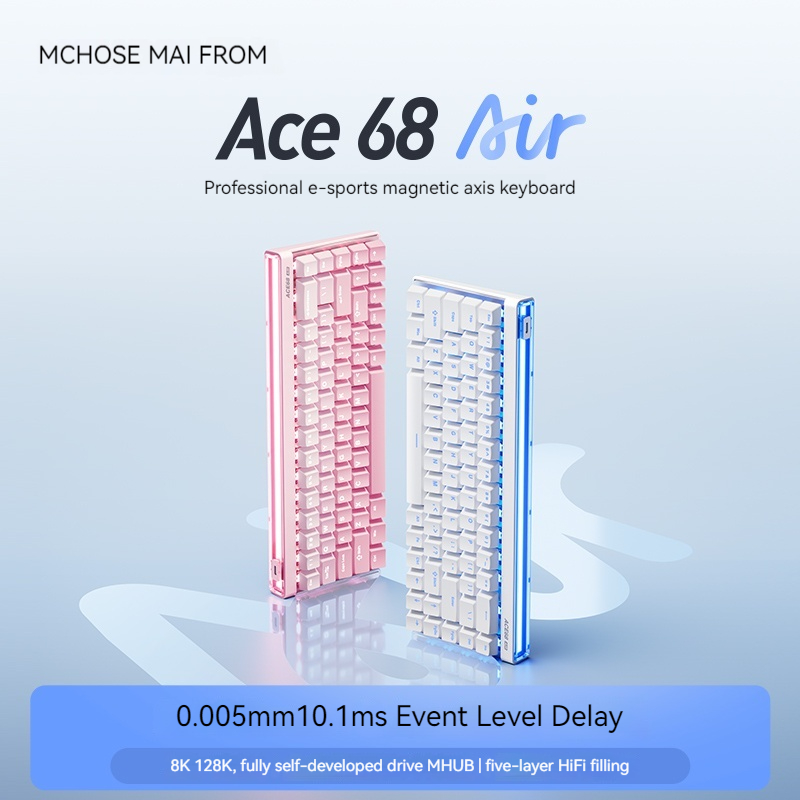 Pc Gaming Keyboards - Klawiatura mechaniczna Mchose Ace68 Air Magnetic