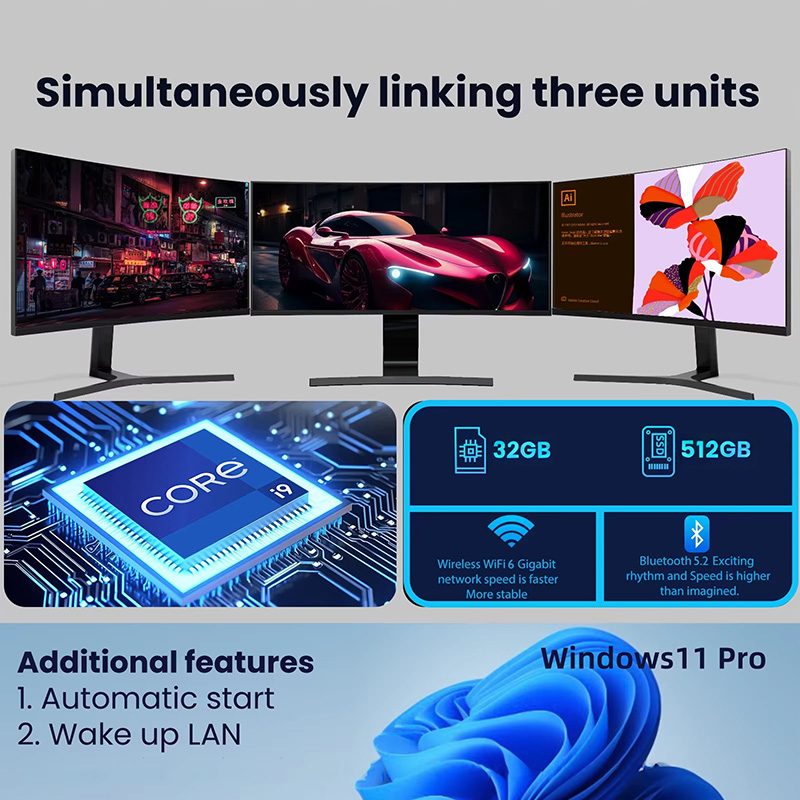 MINI PC Windows 11 Pro Core I9 – Pc Gaming I3 recenzja i cena