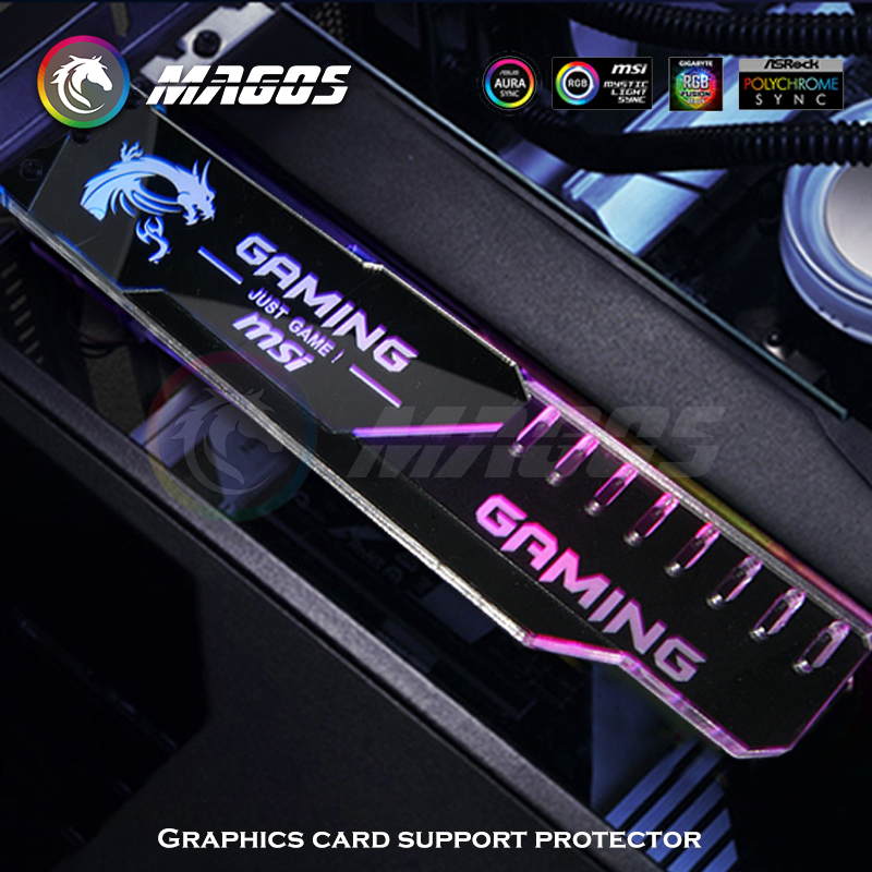 Uchwyt GPU ARGB Silver Mirror  – Pc Gaming Msi recenzja i cena