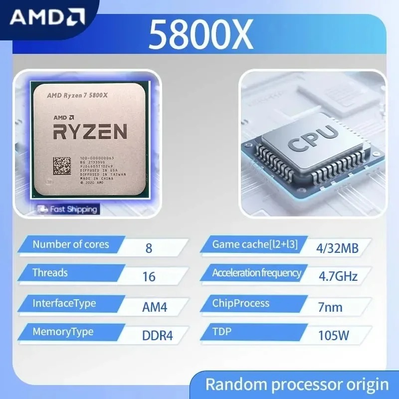Procesor AMD Ryzen 7 5800X 7nm – Amd Cpu Ryzen 7 recenzja i cena