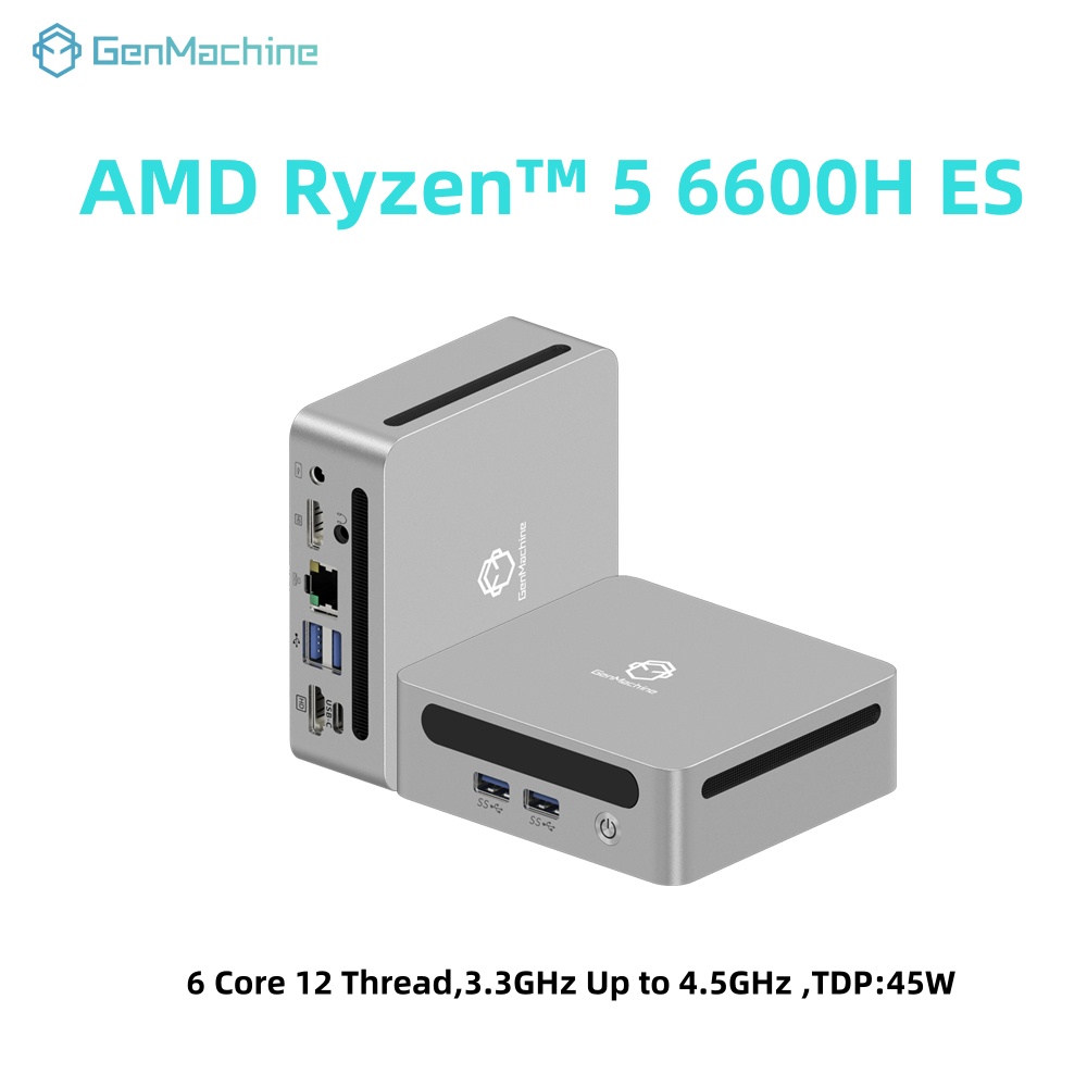 GenMachine AMD Ryzen 5 6600H E – Pc Gaming Compact recenzja i cena