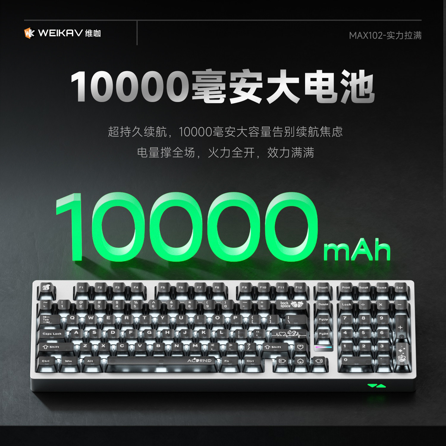 Weika Max102 Aluminiowa Obudow – Pc Gaming Keyboards recenzja i cena