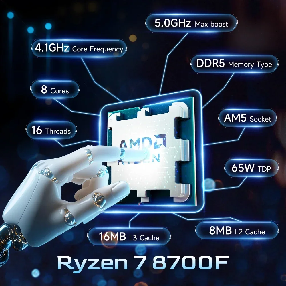 AMD Ryzen 7 8700F R7 8700F CPU – Amd Cpu Ryzen 7 recenzja i cena