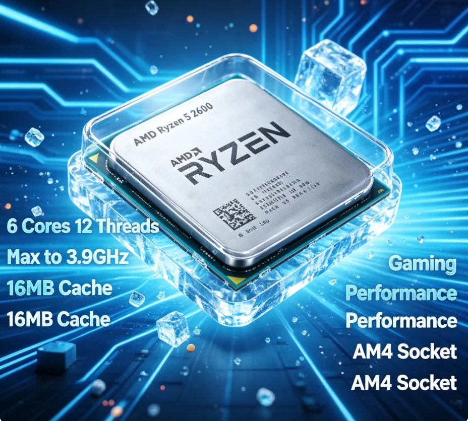 Procesor AMD R5 2600 AM4, 6 rd – Pc Gaming Entry recenzja i cena