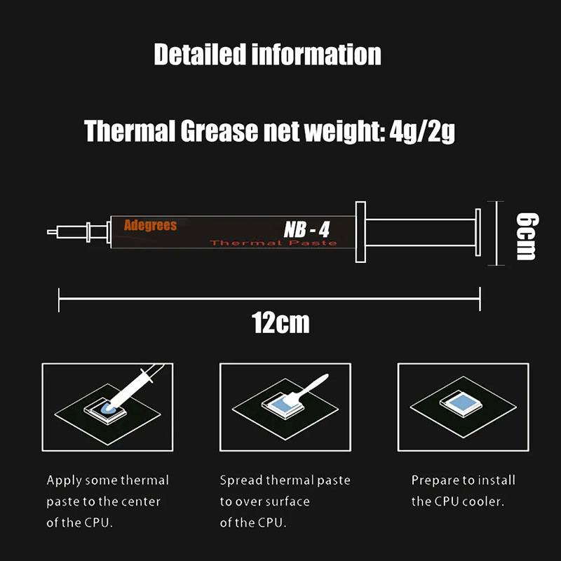 Pasta termoprzewodząca 18W/mk  – Thermal Paste recenzja i cena