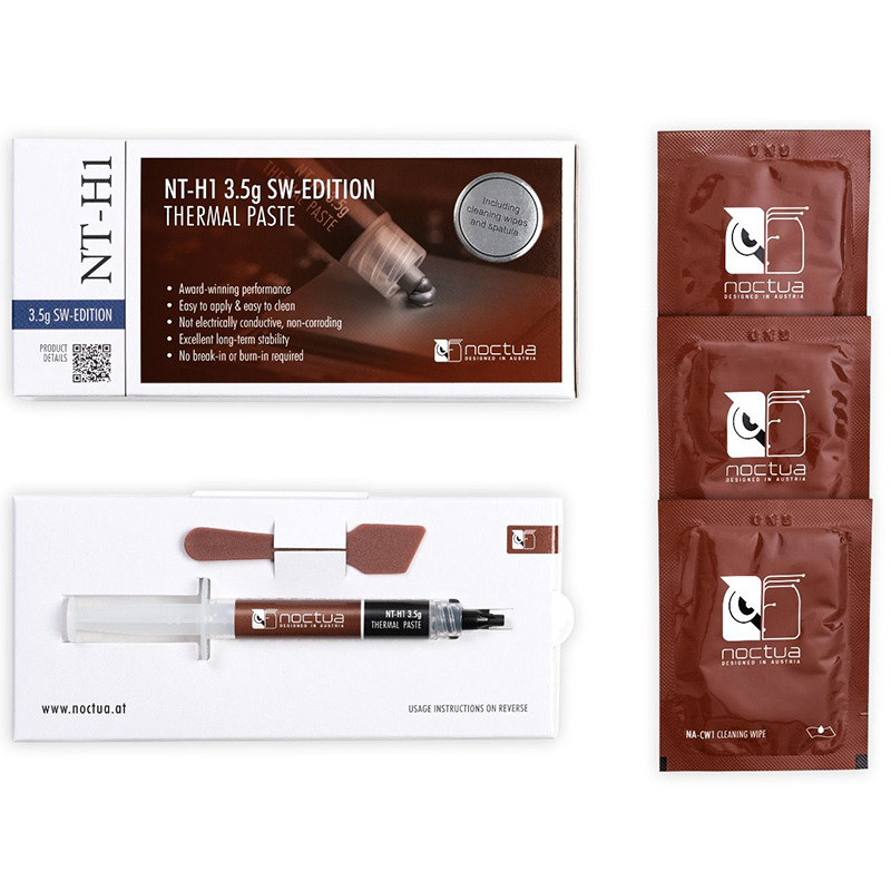 Noctua NT-H1 NT-H2 3,5g 10g pa – Thermal Paste recenzja i cena
