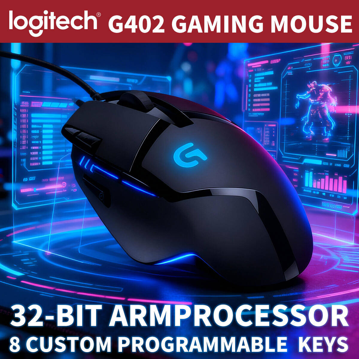 Mysz gamingowa Logitech G402 H – Pc Gaming Entry recenzja i cena