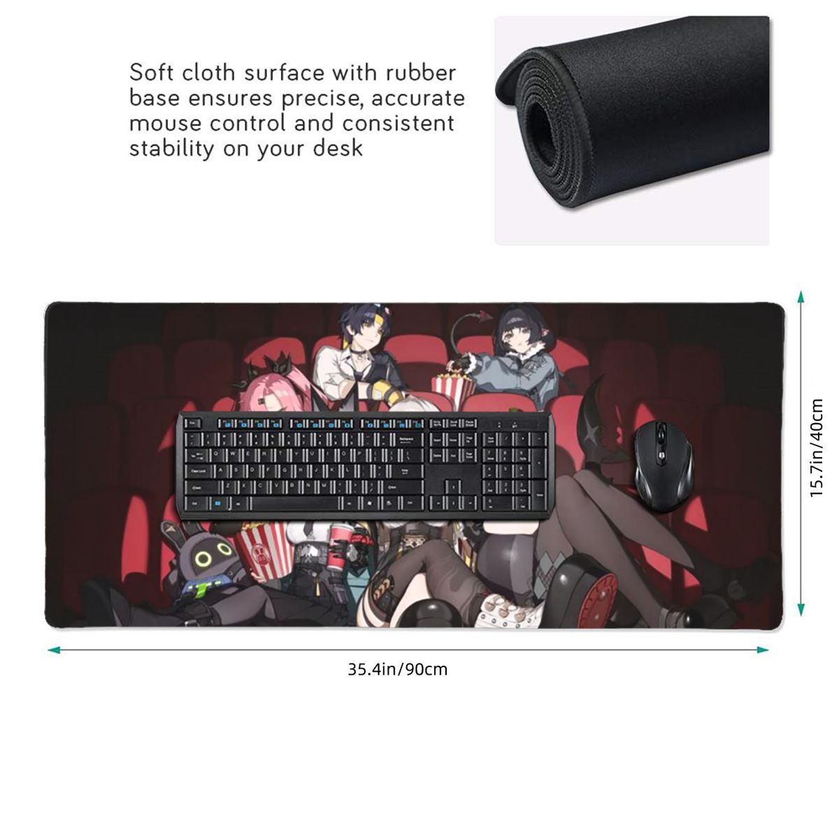 Duża podkładka pod mysz Zenles – Pc Gaming Zone recenzja i cena