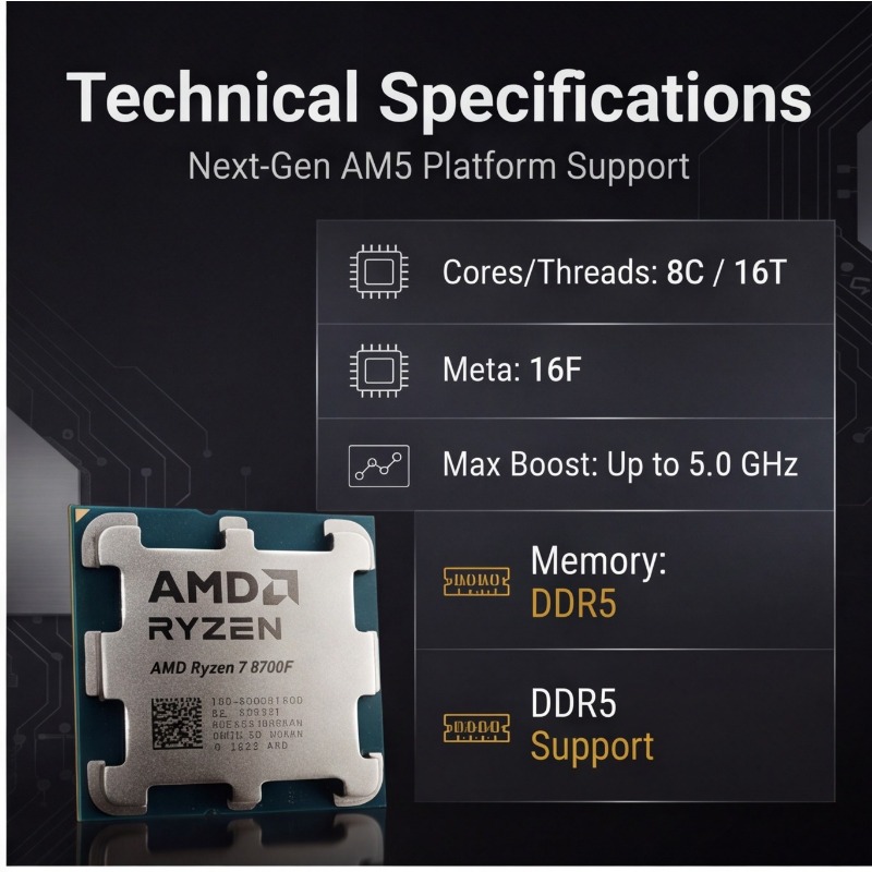 Procesor Ryzen 7 8700F, proces – Amd Cpu Ryzen 7 recenzja i cena